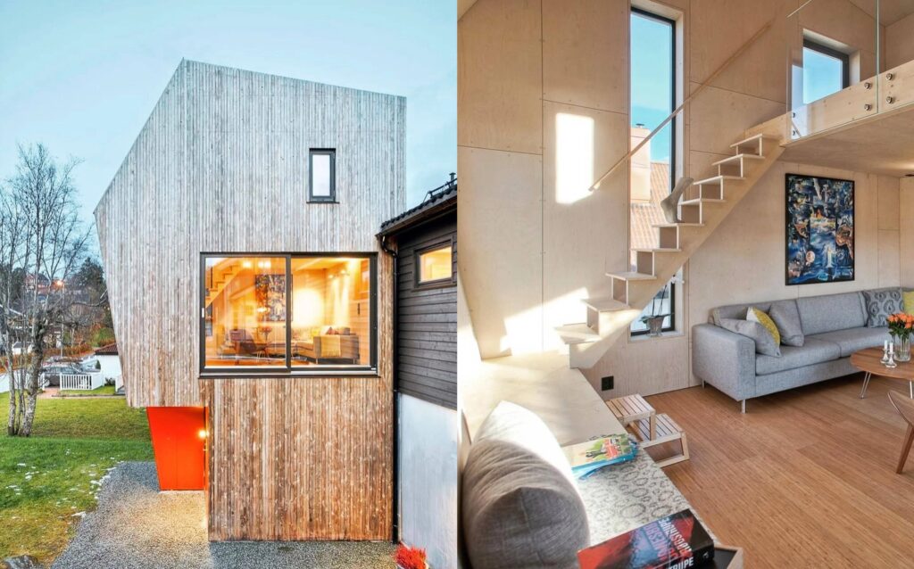 دکوراسیون خانه کوچک ۵۰ متری با دیزاین مدرن و نقشه ای معرکه