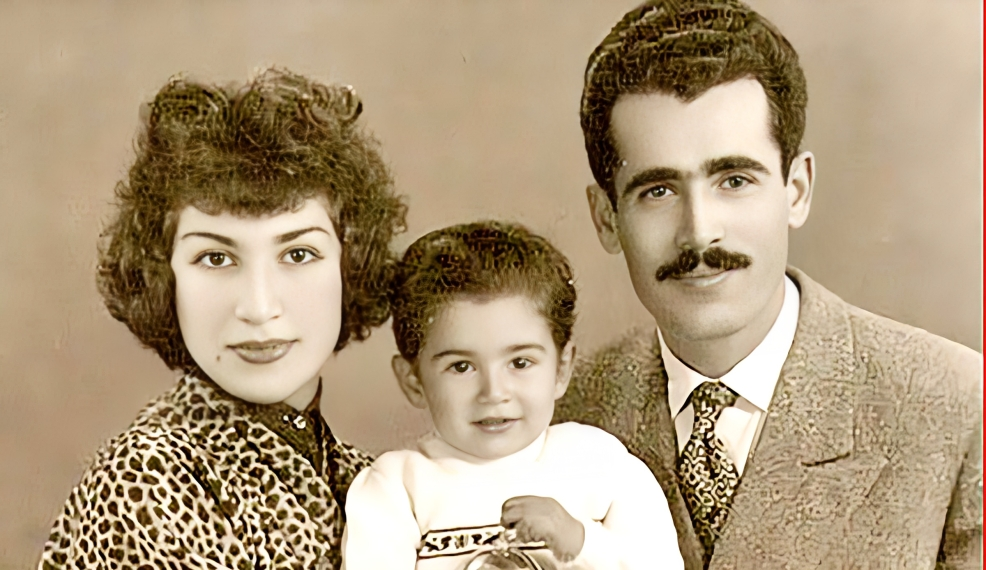 فروغ فرخزاد و شوهرش 