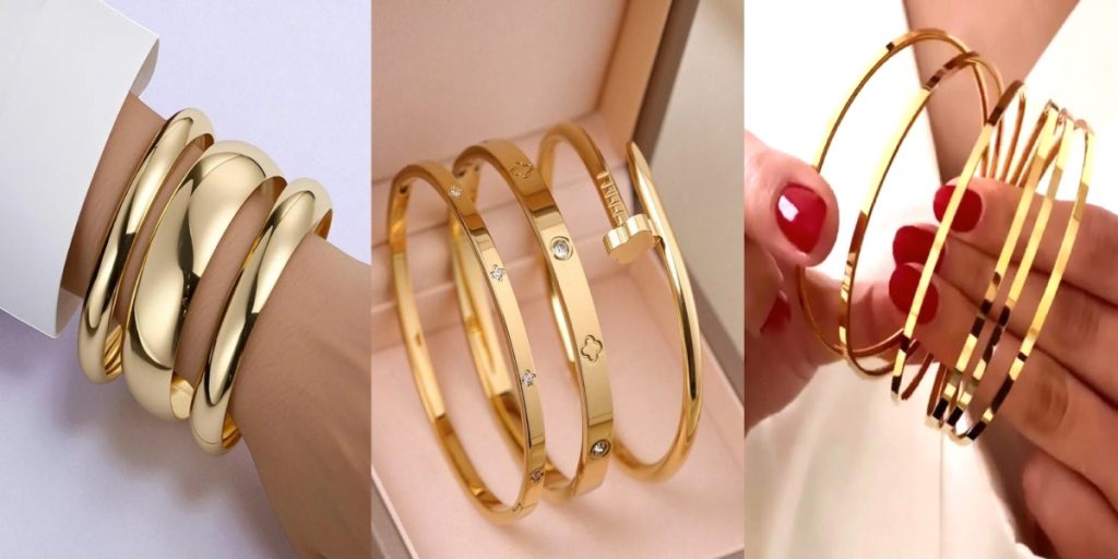 النگو آینه‌ای طلا ژوپینگ؛ مدل‌های ساده و طرح‌دار جدیدی که ترند امساله