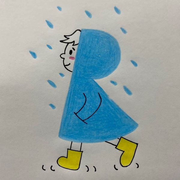 نقاشی باران