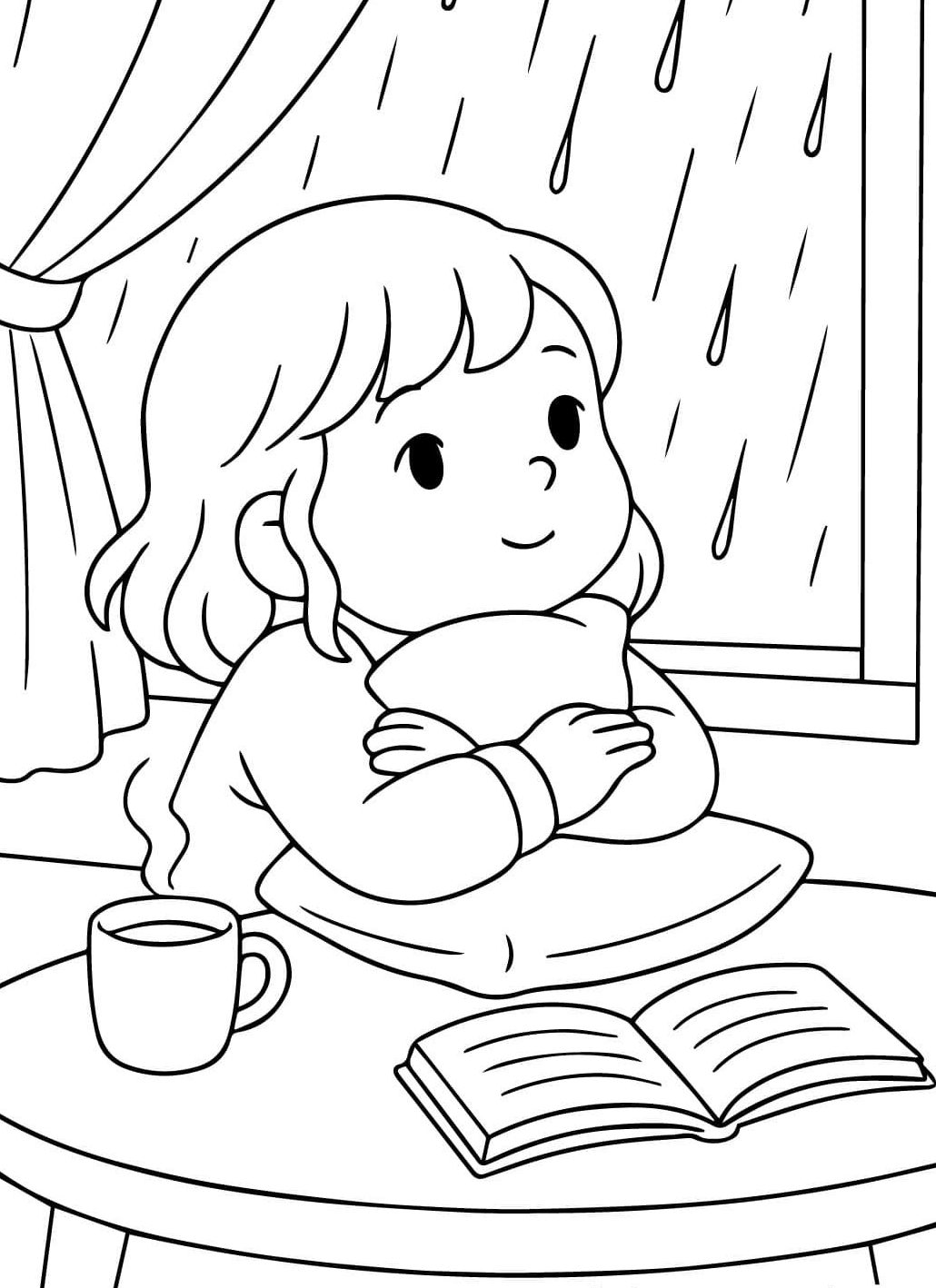 نقاشی باران