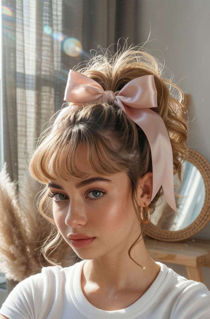 مدل بستن موی ساده