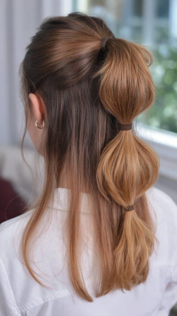 مدل بستن موی ساده