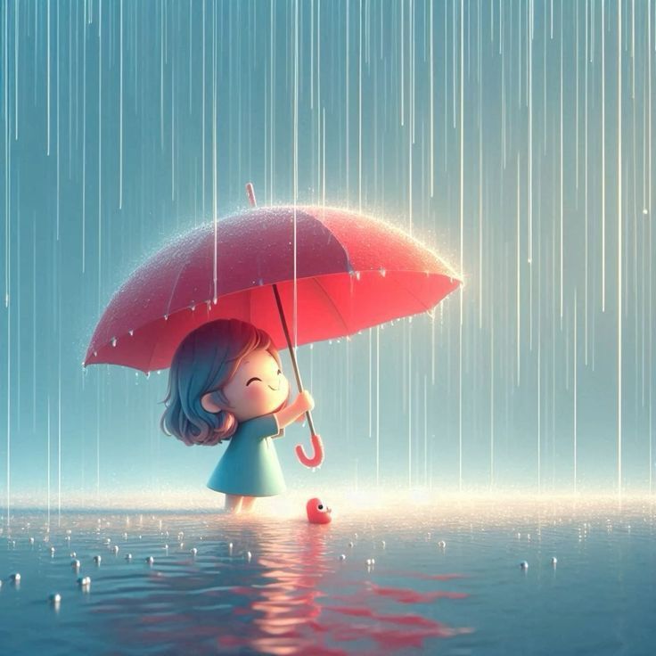 نقاشی باران