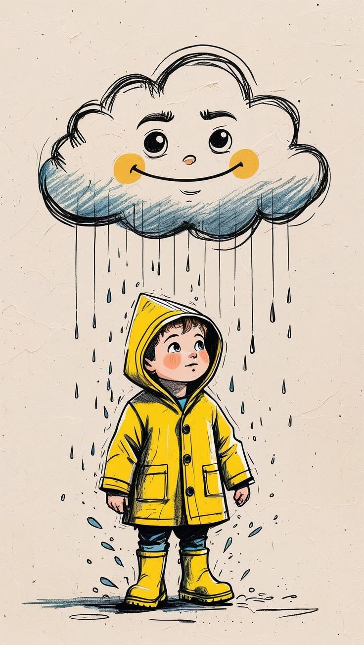 نقاشی باران