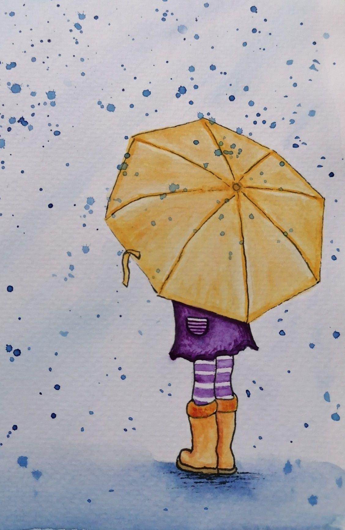 نقاشی باران