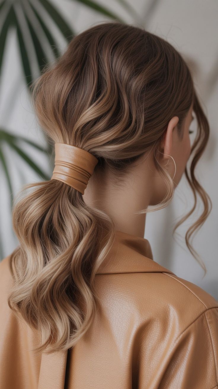 مدل بستن موی ساده