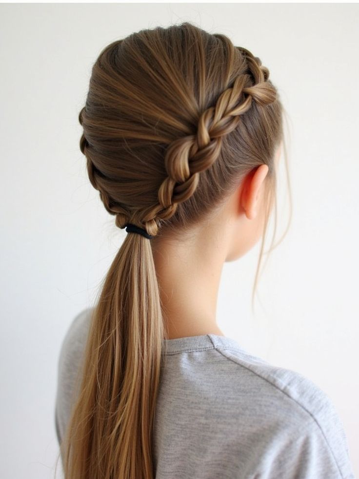 مدل بستن موی ساده