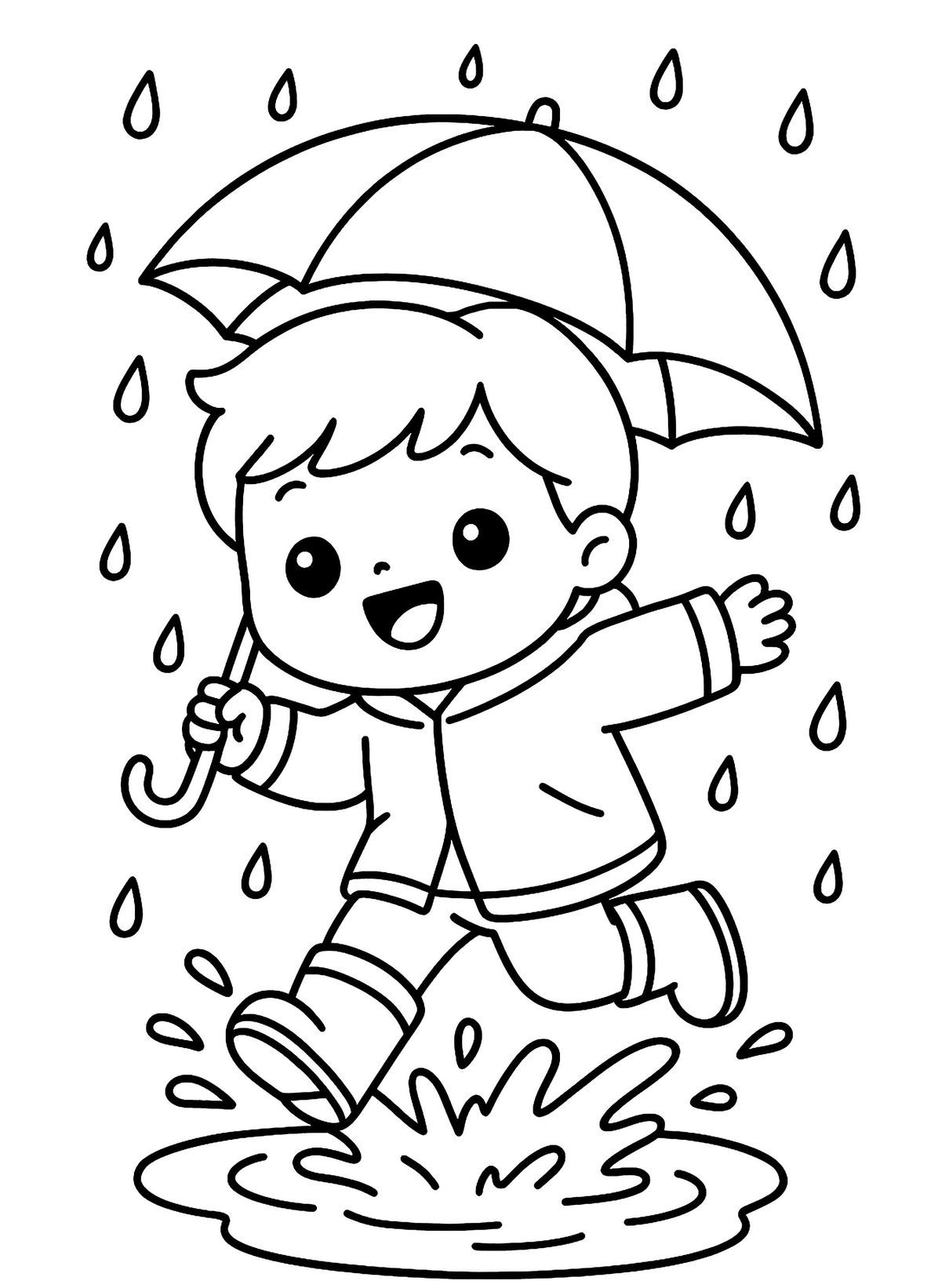 نقاشی باران