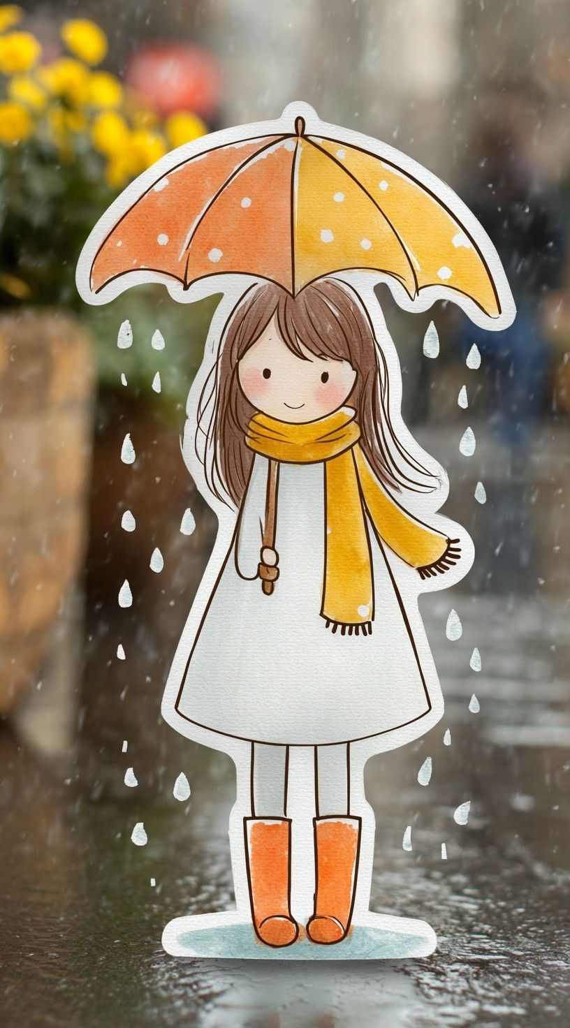 نقاشی باران