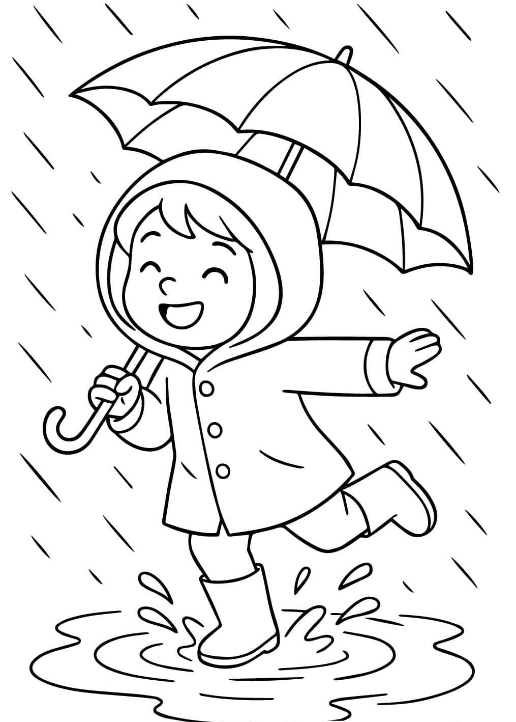 نقاشی باران