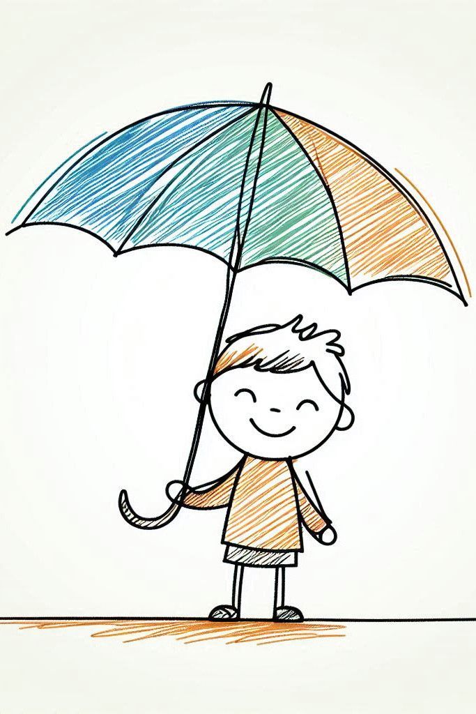 نقاشی باران