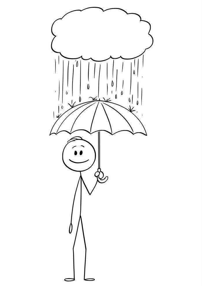 نقاشی باران