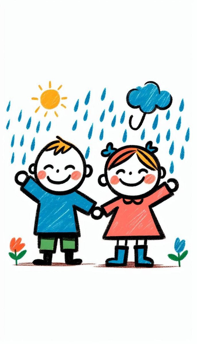 نقاشی باران