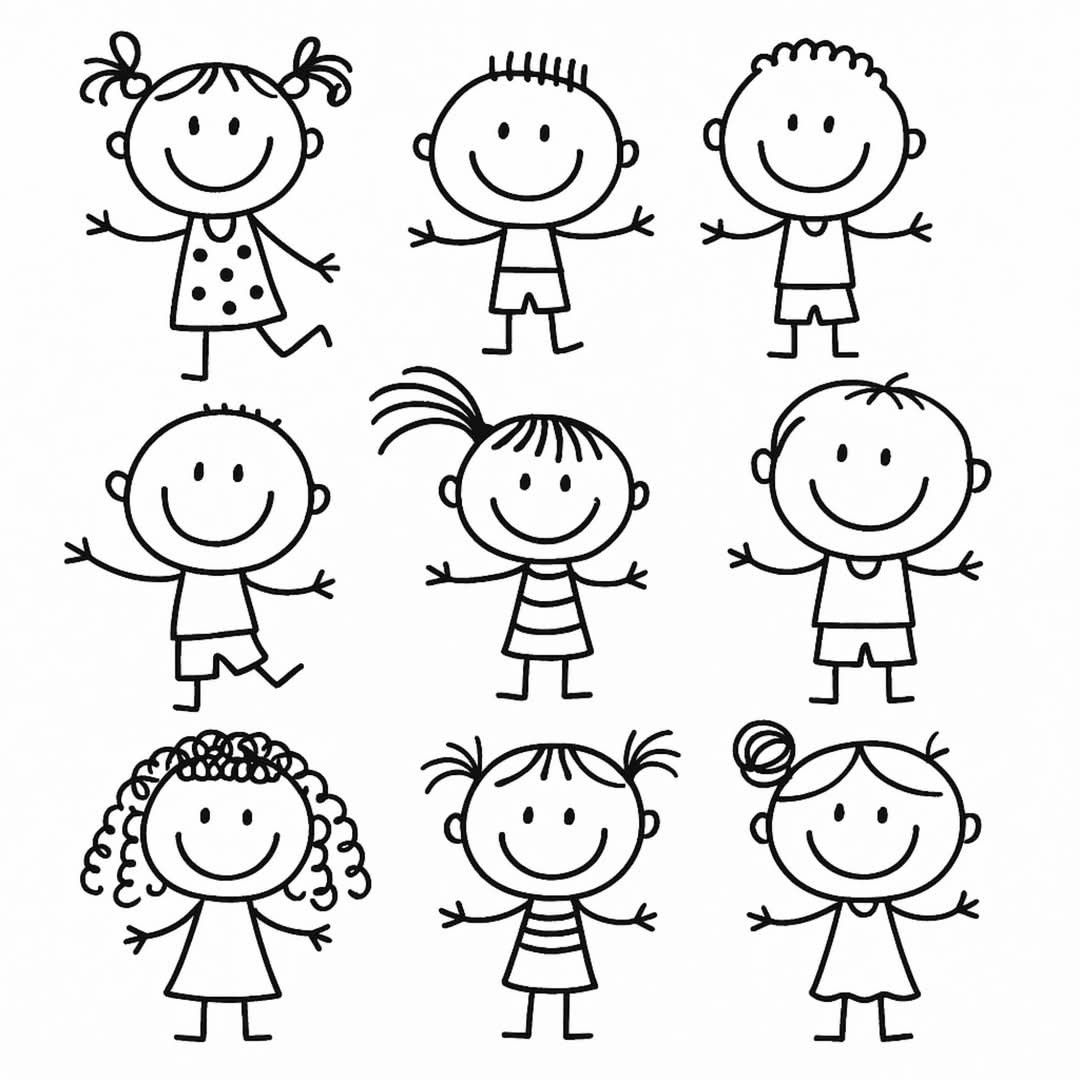 نقاشی ساده کودکانه