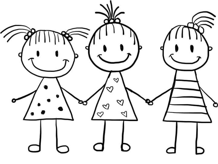 نقاشی ساده کودکانه