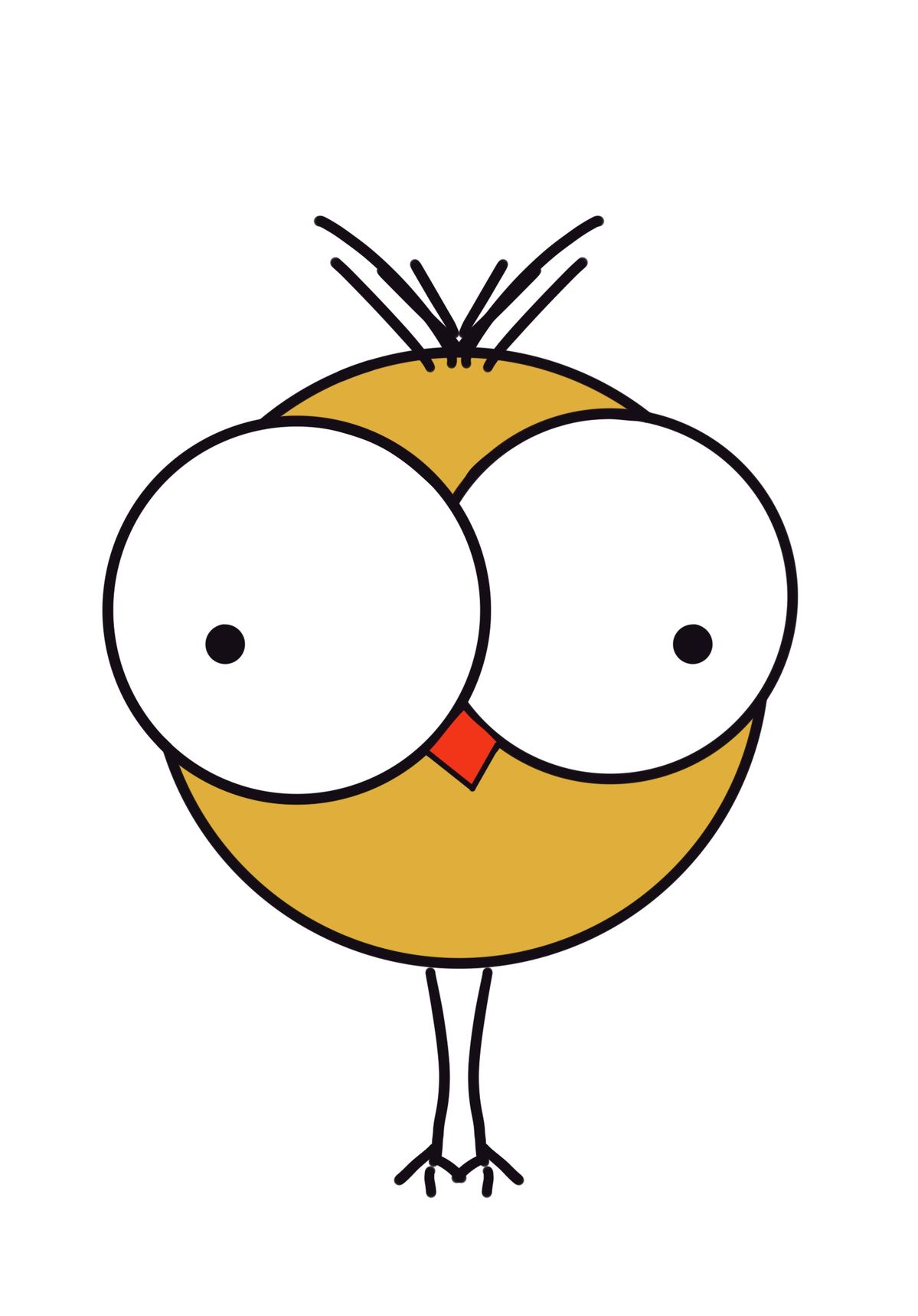 نقاشی ساده کودکانه