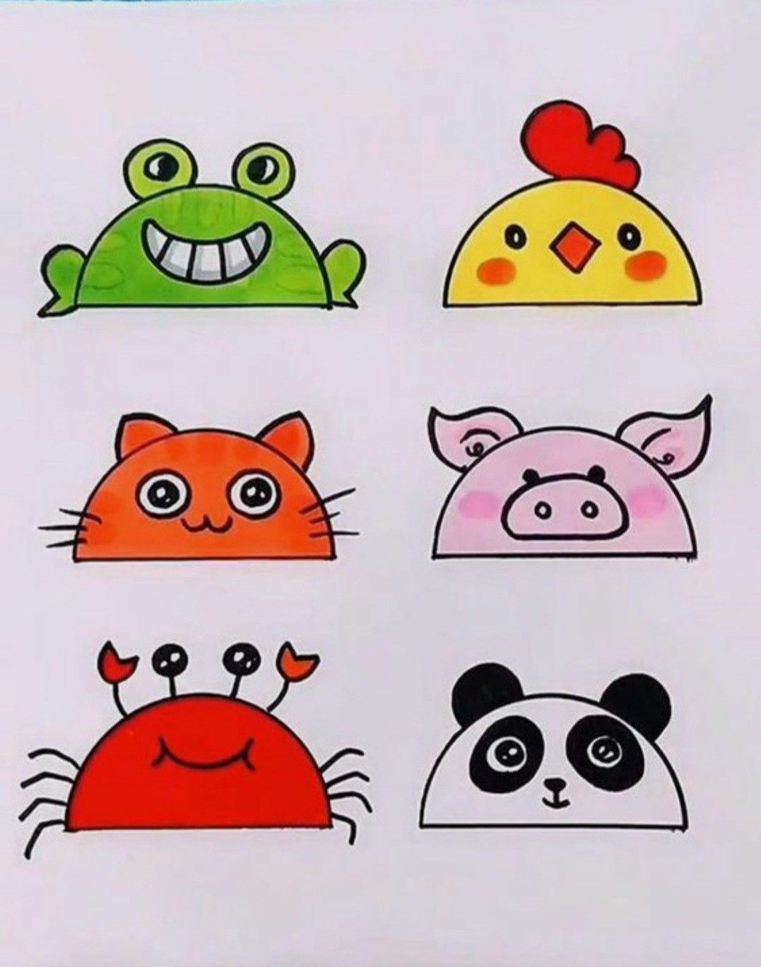 نقاشی ساده کودکانه