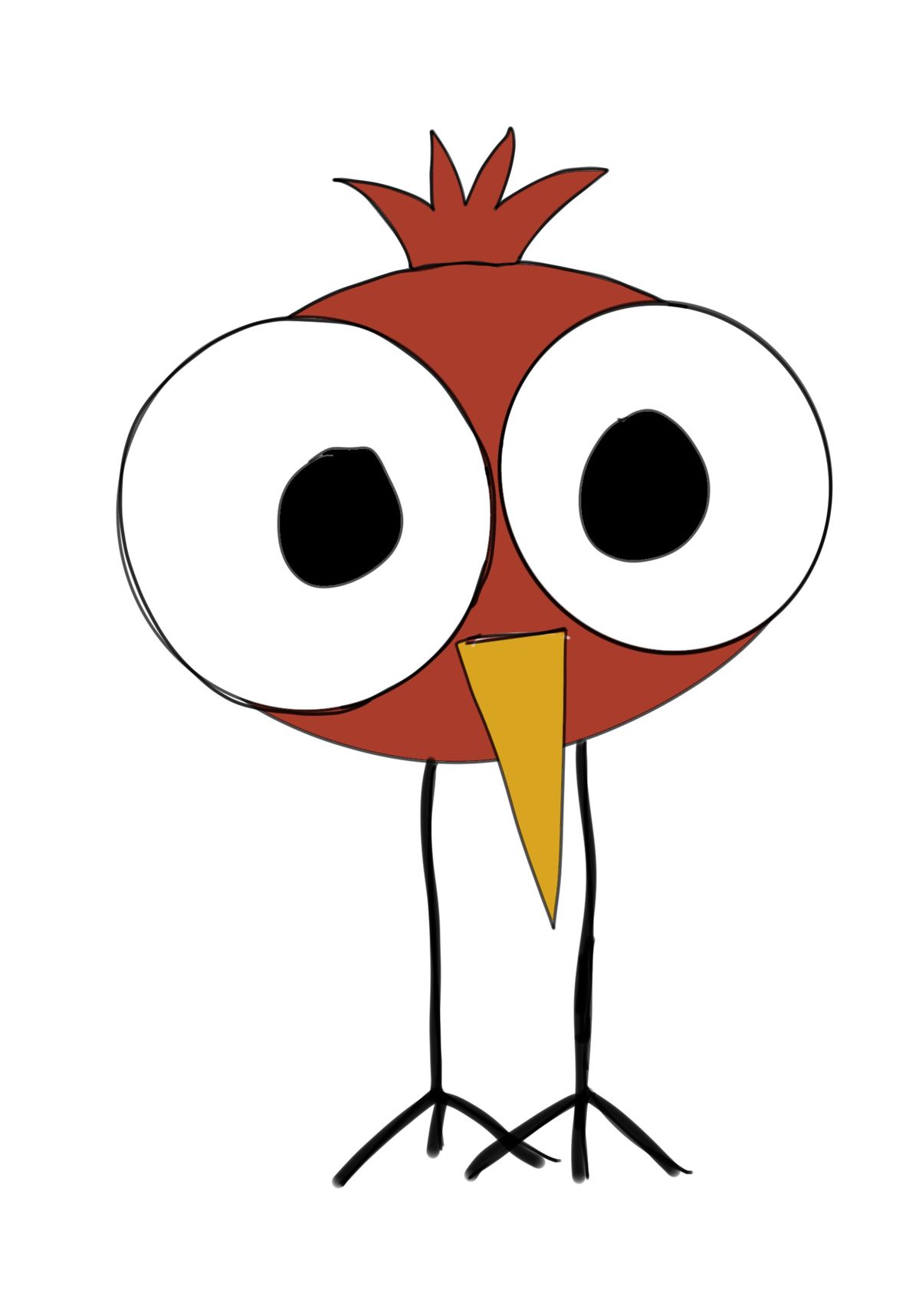 نقاشی ساده کودکانه