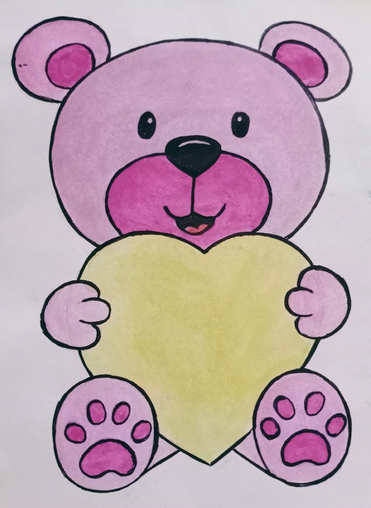 نقاشی ساده کودکانه