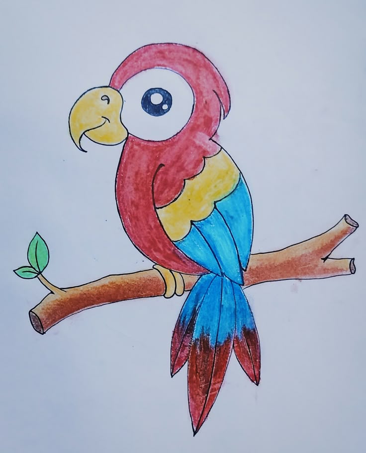 نقاشی ساده کودکانه