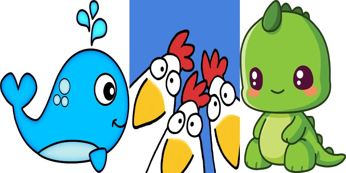 نقاشی کودکانه ساده برای بچه ها