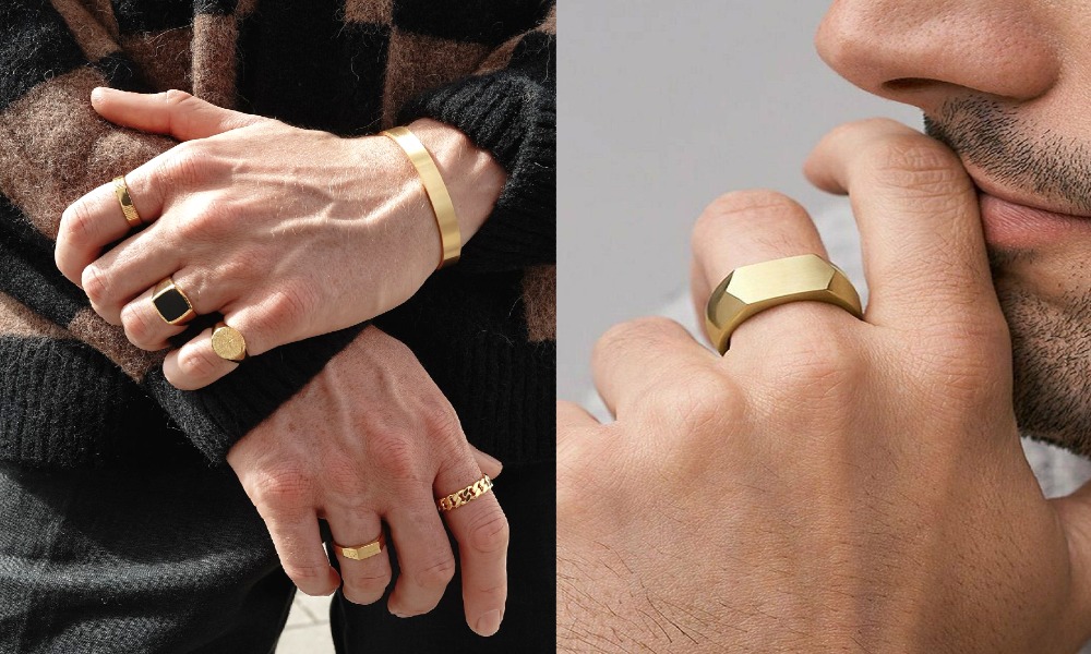 انگشتر طلا مردانه
