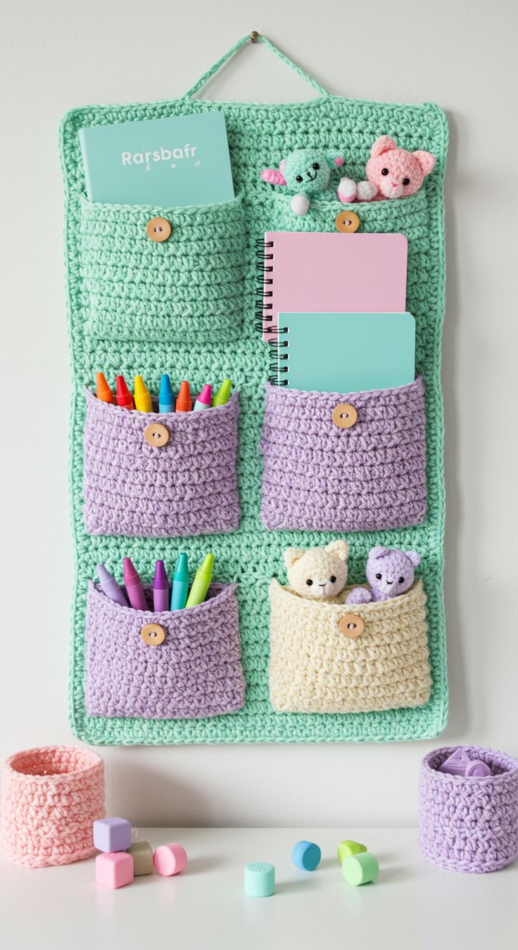 آویز نظم‌دهنده پارچه‌ای