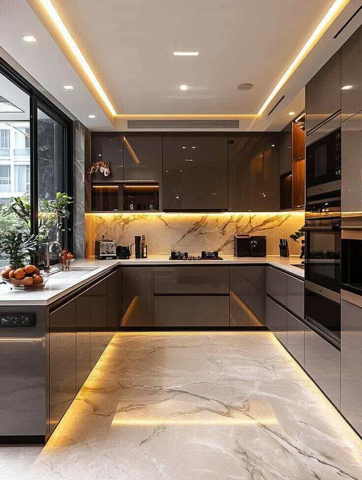 نورپردازی آشپزخانه