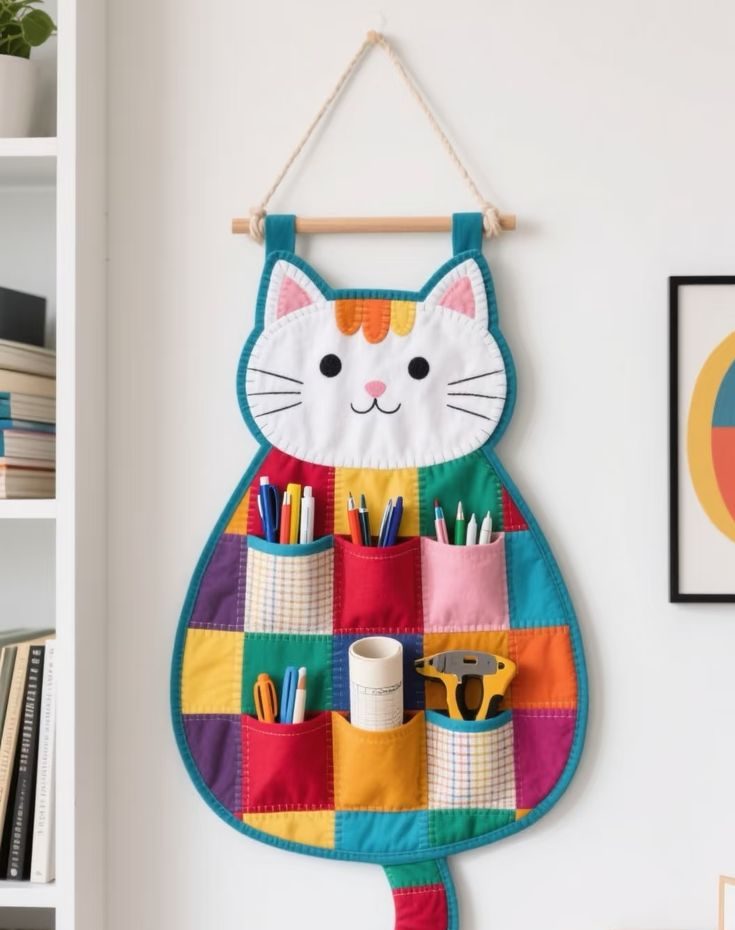 آویز نظم‌دهنده پارچه‌ای