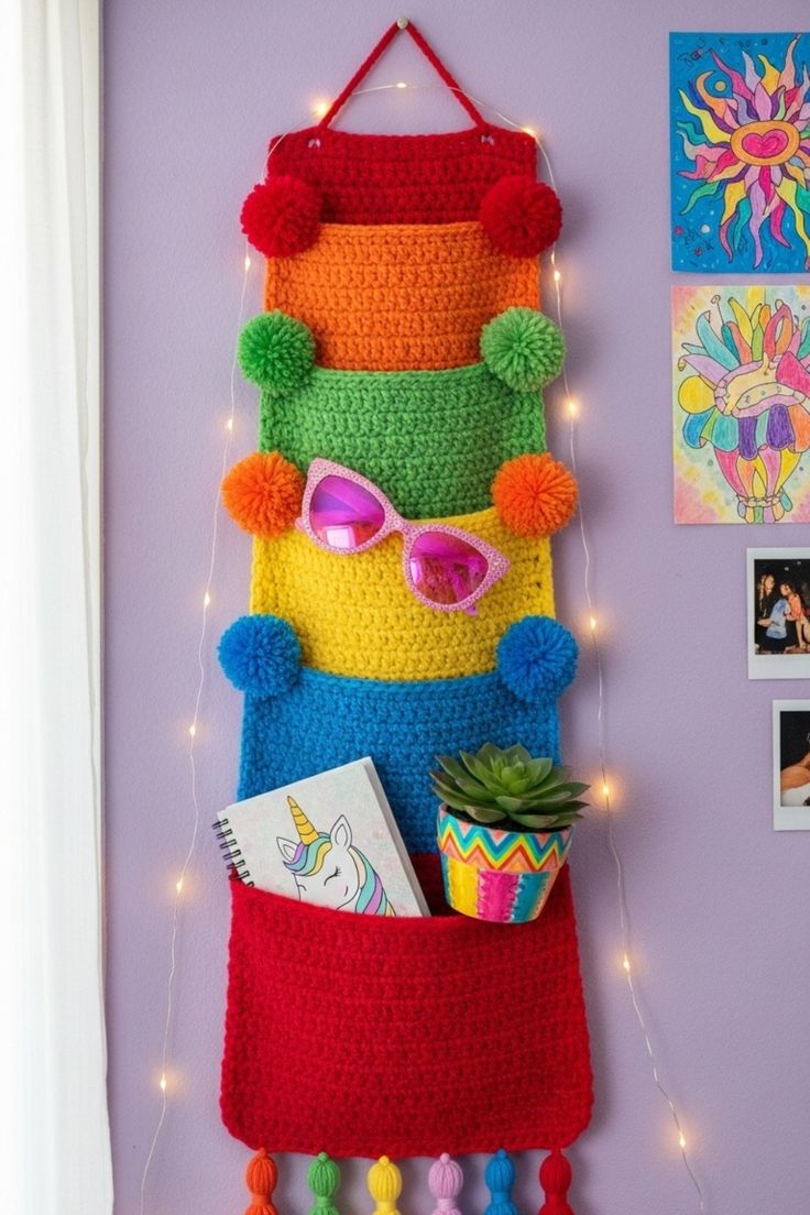 آویز نظم‌دهنده پارچه‌ای