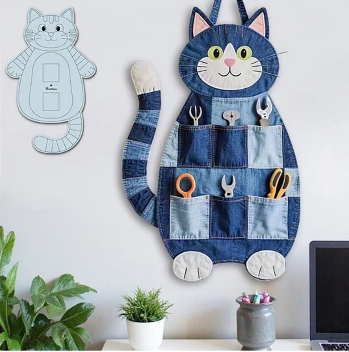 آویز نظم‌دهنده پارچه‌ای