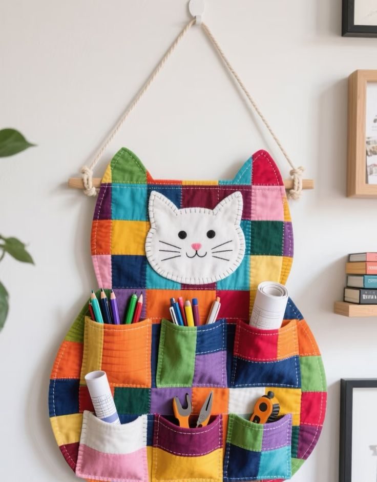 آویز نظم‌دهنده پارچه‌ای