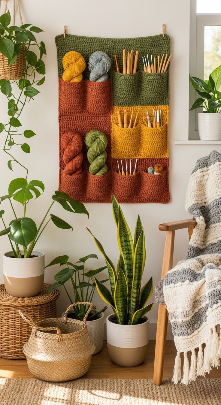 آویز نظم‌دهنده پارچه‌ای