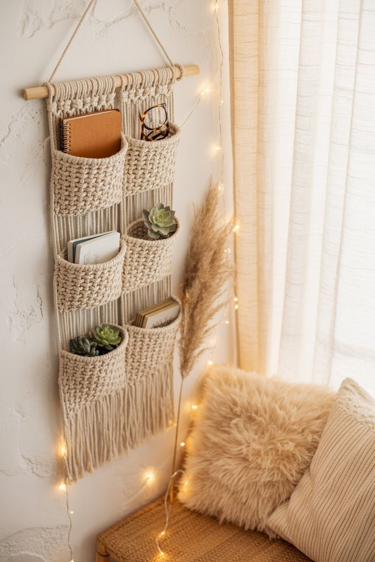 آویز نظم‌دهنده پارچه‌ای