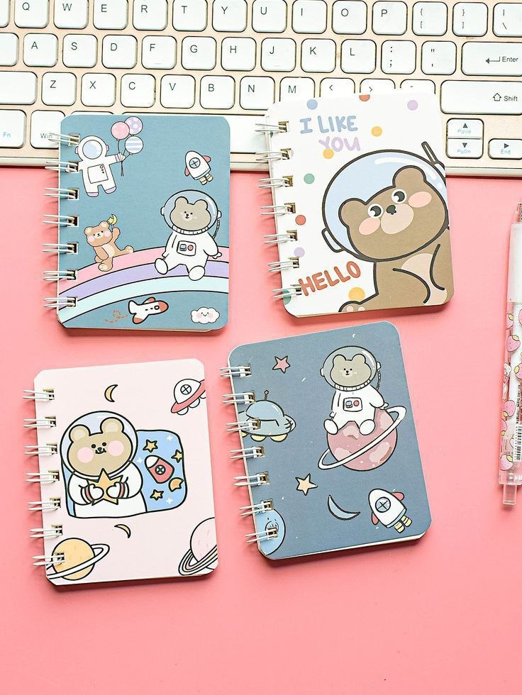 دفترچه یادداشت فانتزی دخترانه برای مدرسه و دانشگاه