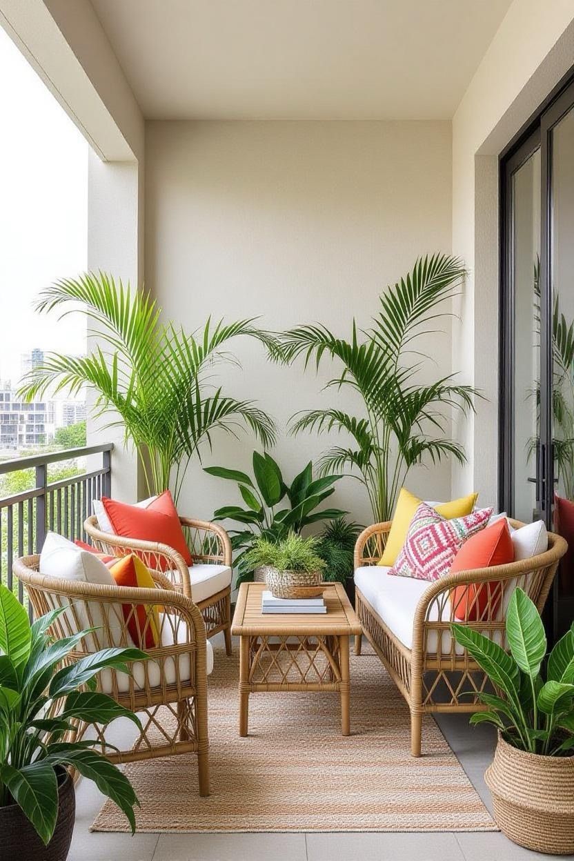 میز و صندلی بالکن