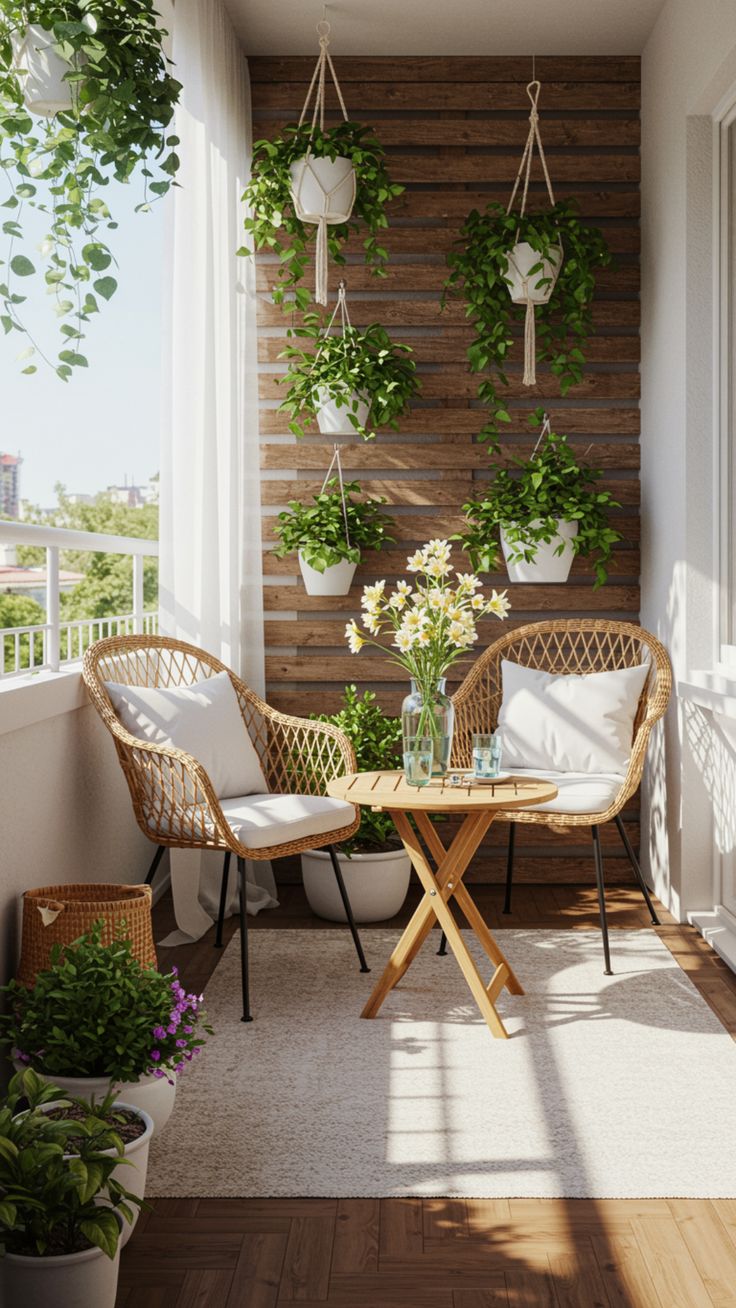 میز و صندلی بالکن