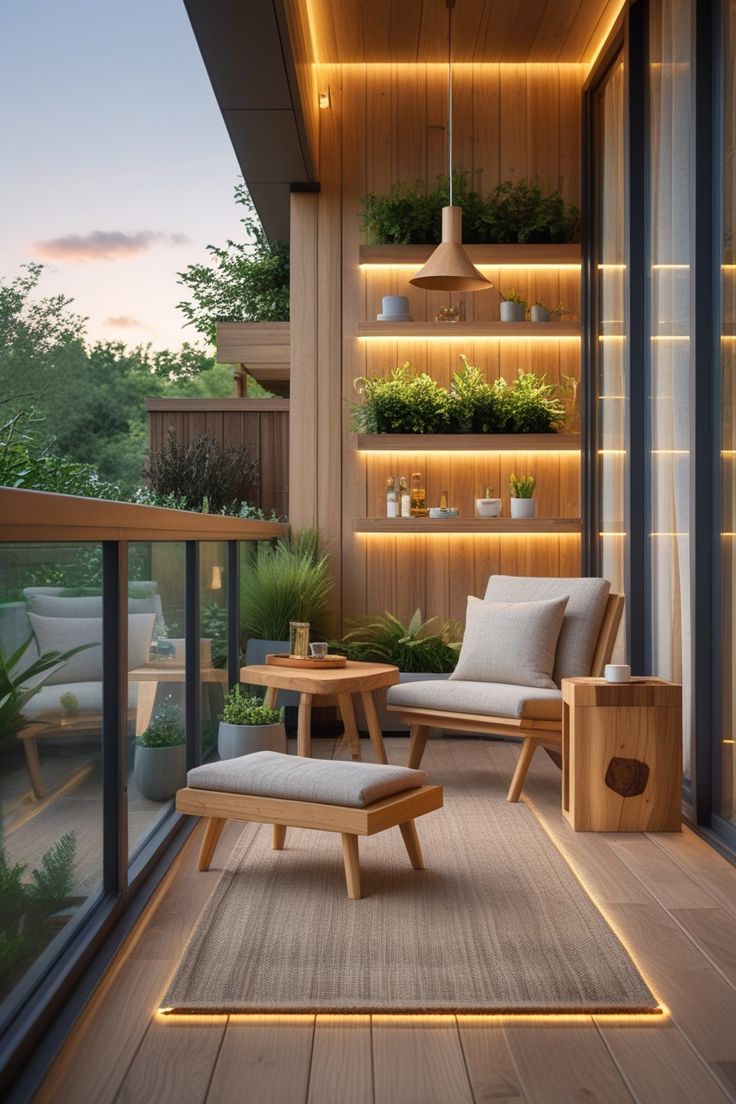 میز و صندلی بالکن