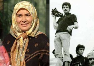 آفرین عبیسی و همسرش