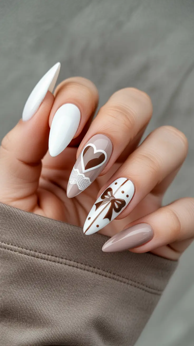 مدل لاک ناخن دخترانه کیوت اسپرت