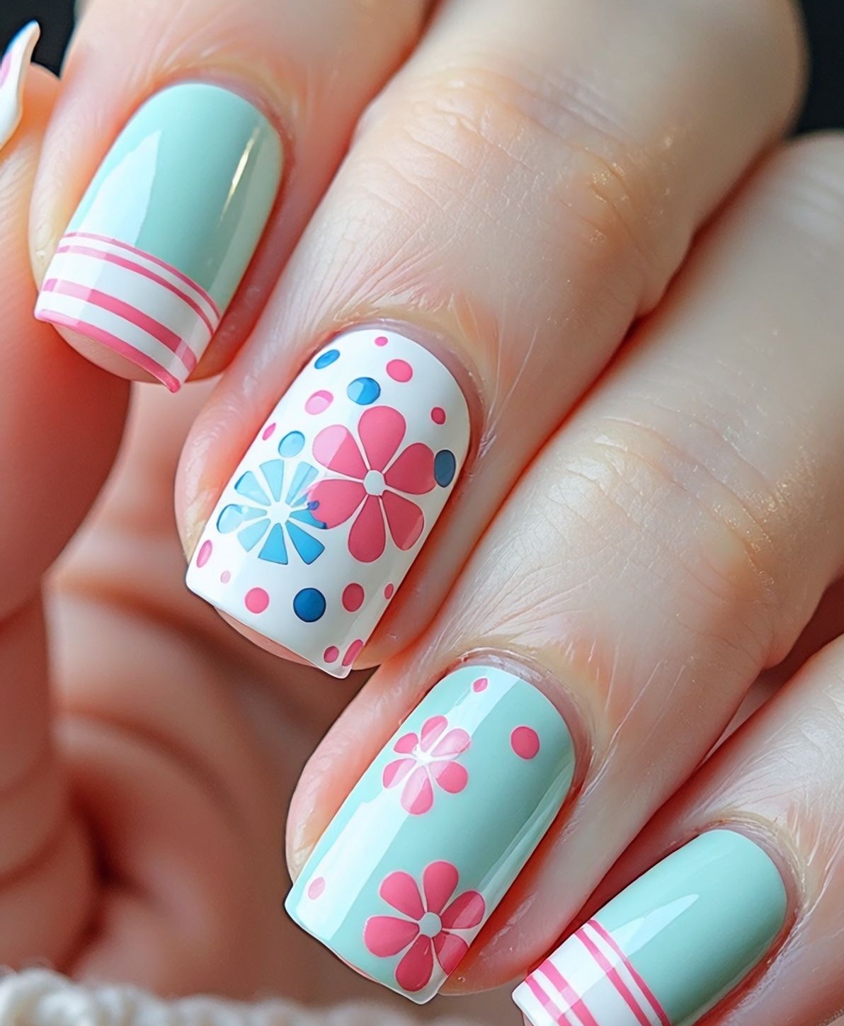 لاک ناخن دخترانه