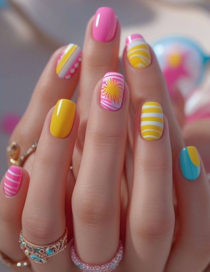 لاک ناخن دخترانه