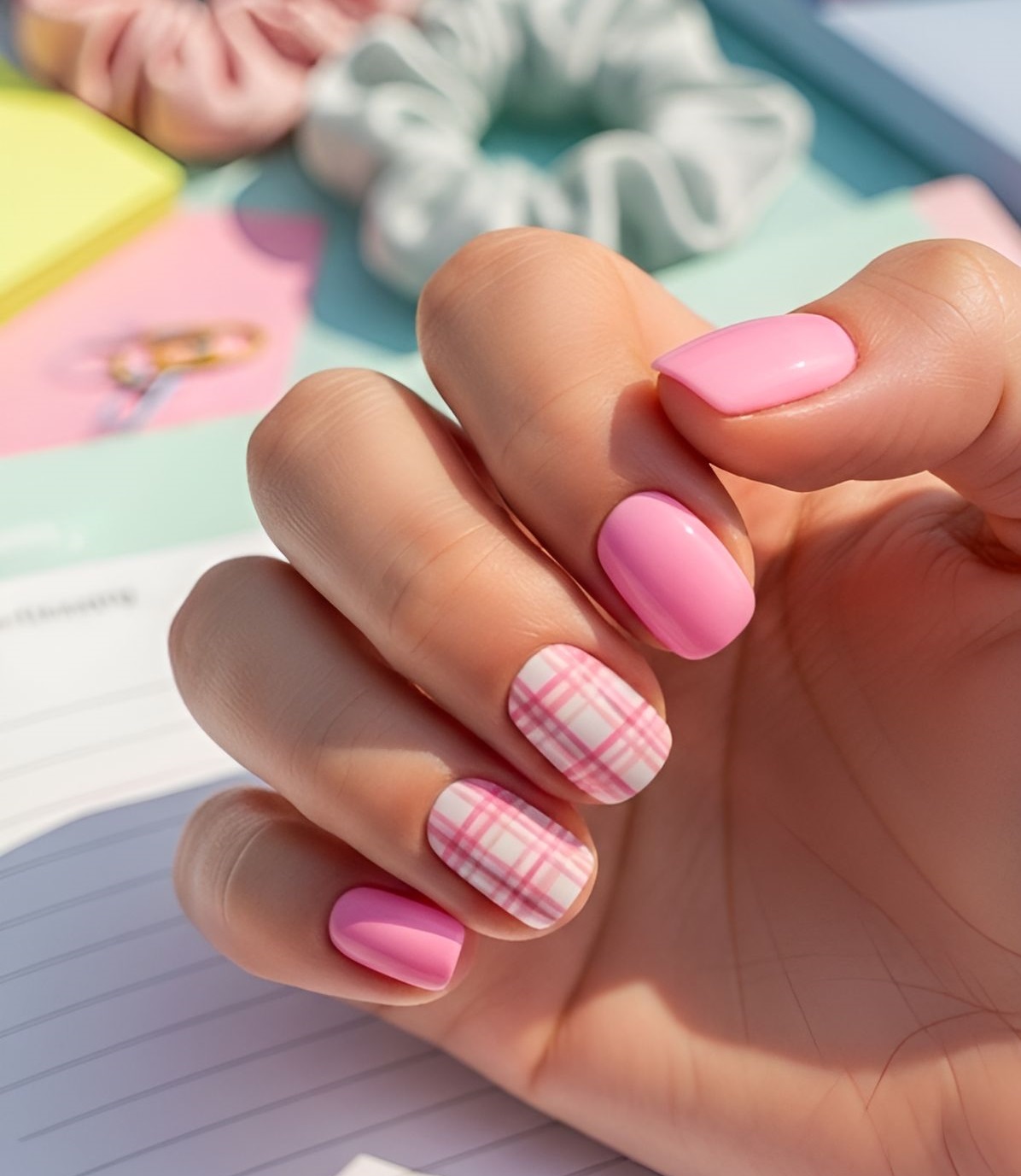 لاک ناخن دخترانه