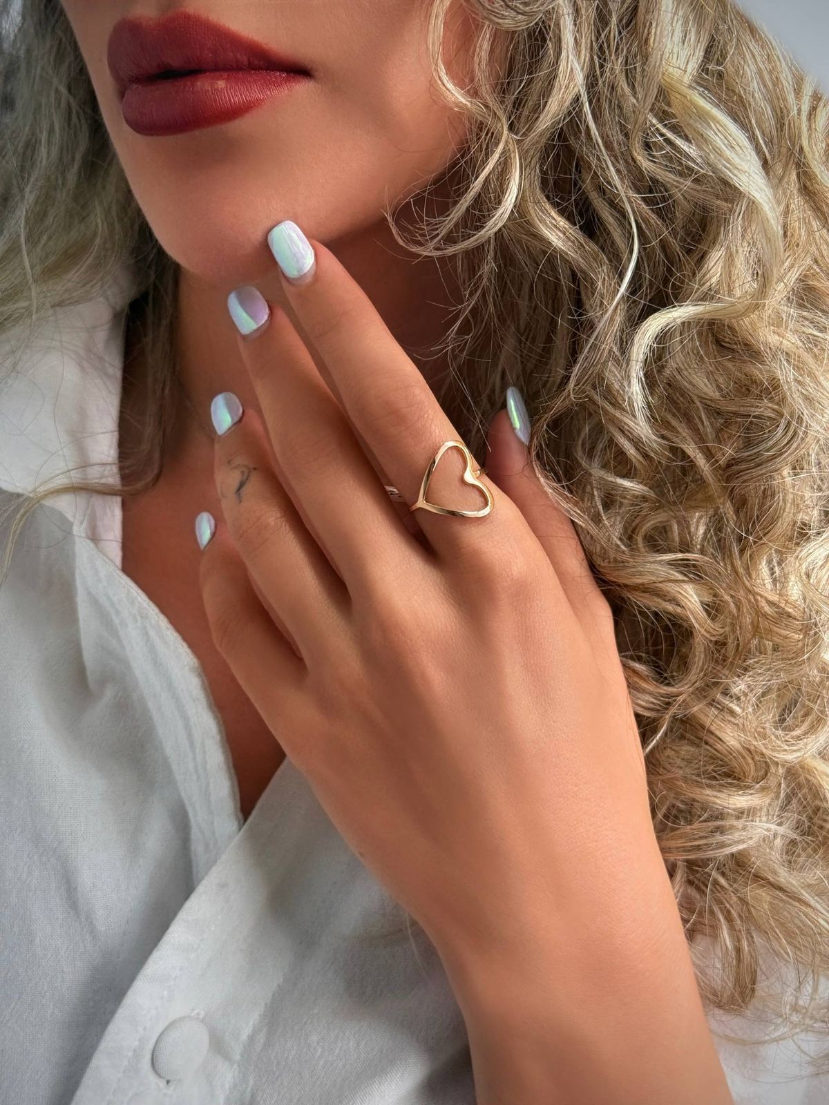 مدل انگشتر طلا بدون نگین شیک