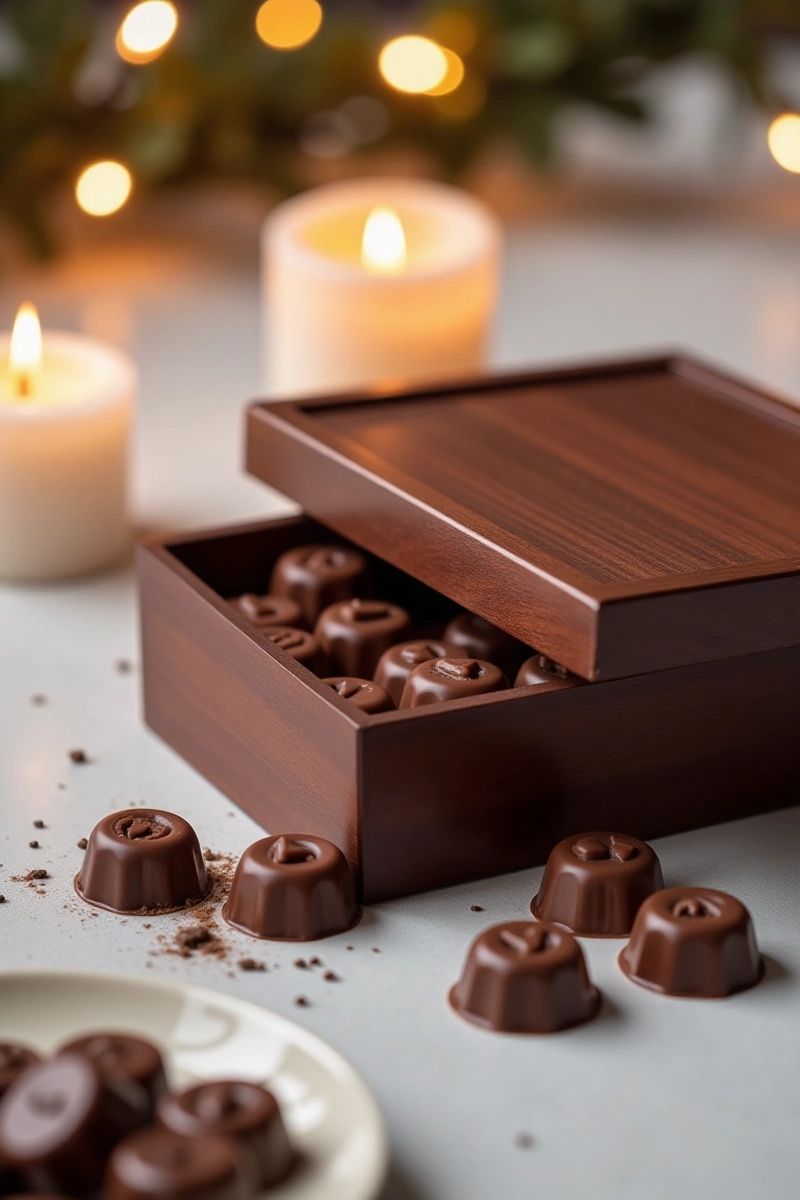 شکلات خوری چوبی