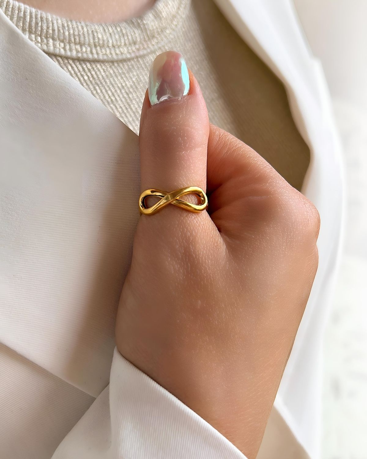 مدل انگشتر طلا بدون نگین شیک