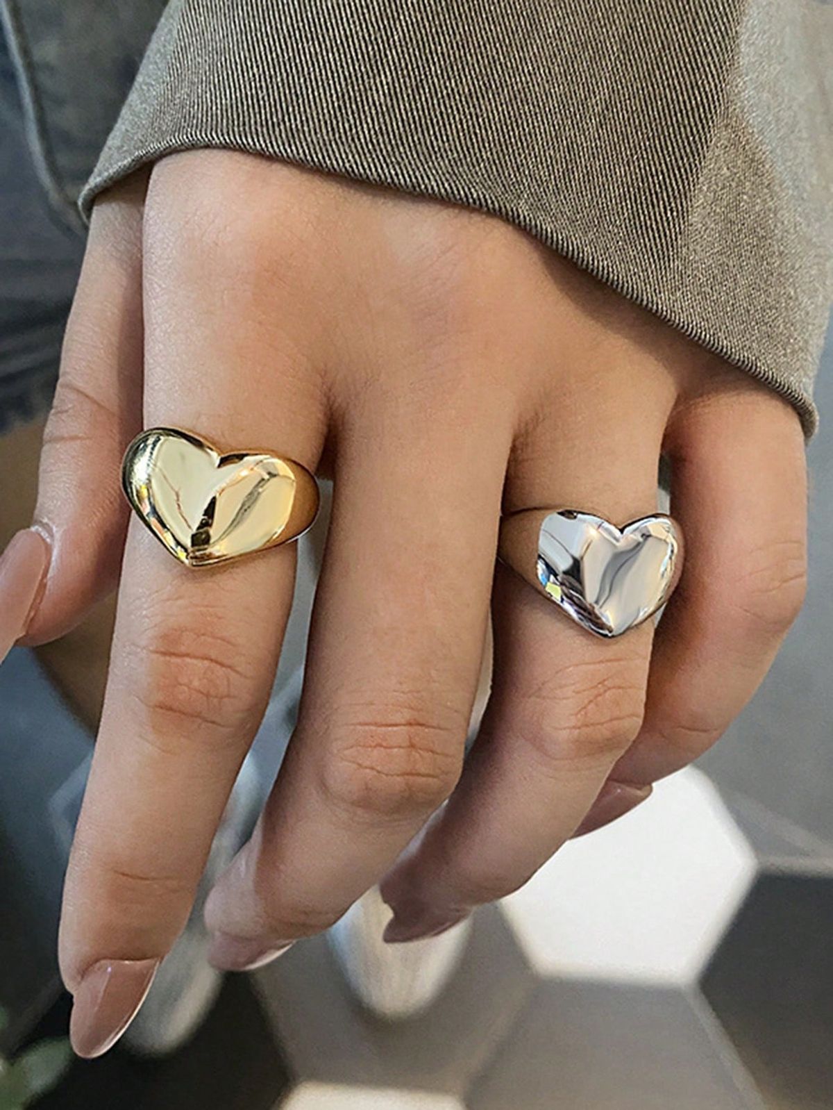 مدل انگشتر طلا بدون نگین شیک