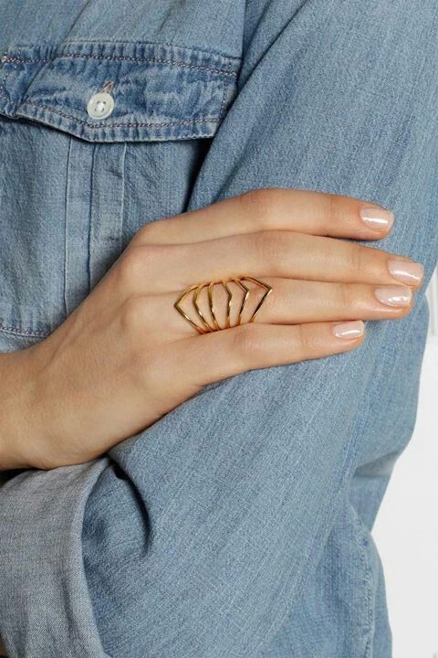 مدل انگشتر طلا بدون نگین شیک