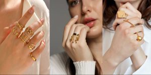 مدل های انگشتر طلا بدون نگین شیک